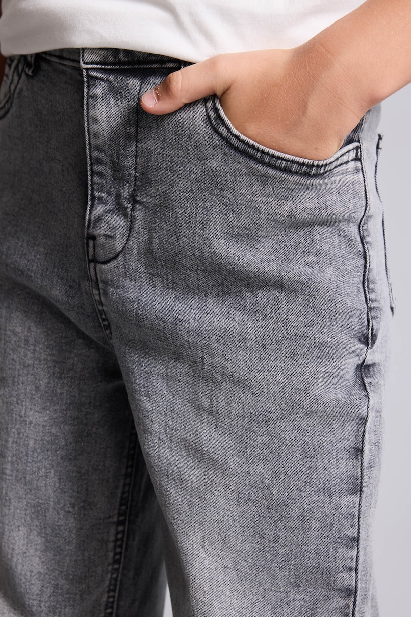 Young Boys - Teen Boys Grey Loose Fit Jeans