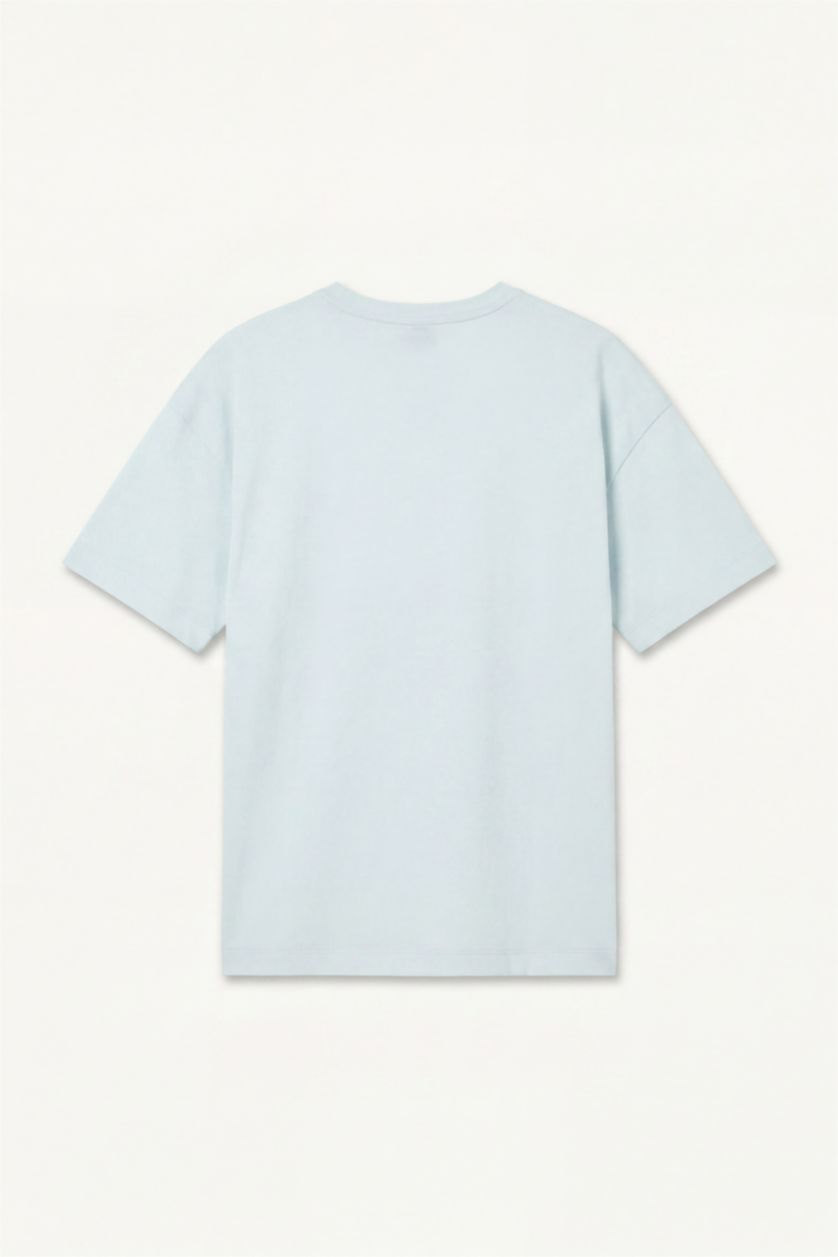 Young Girls - Teen Girls Light Blue 2 piece Printed Short Sleeve T-Shirt