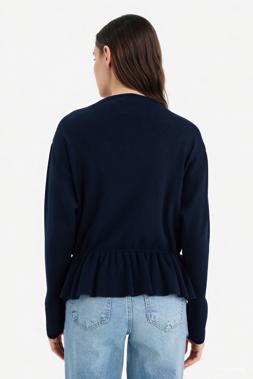 Women NAVY Regular Fit Pullover