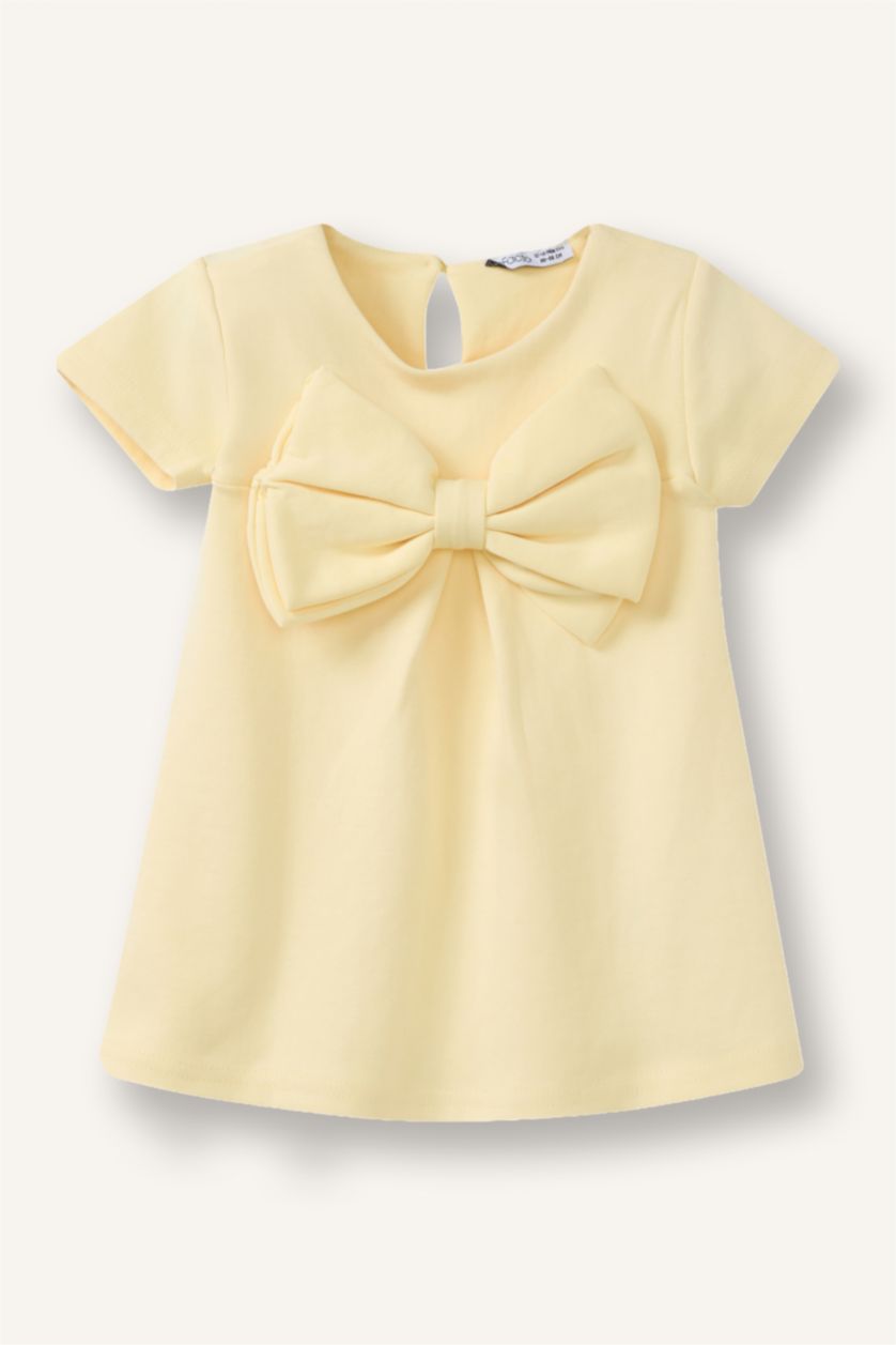 BÉBÉ FILLE Jaune Clair Robe pour bébé fille