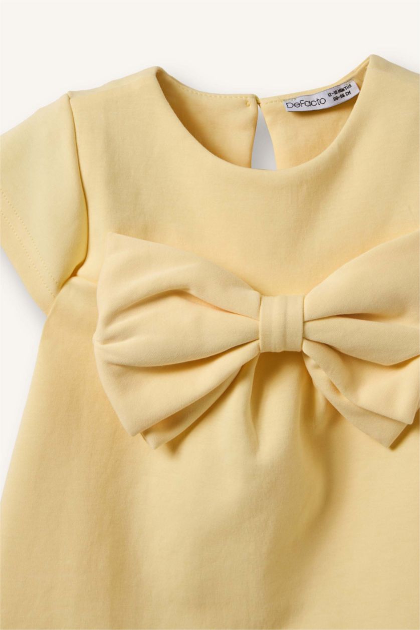 BÉBÉ FILLE Jaune Clair Robe pour bébé fille