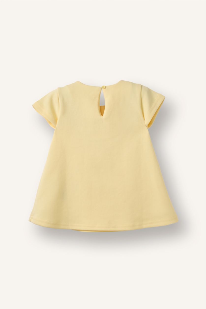 BÉBÉ FILLE Jaune Clair Robe pour bébé fille