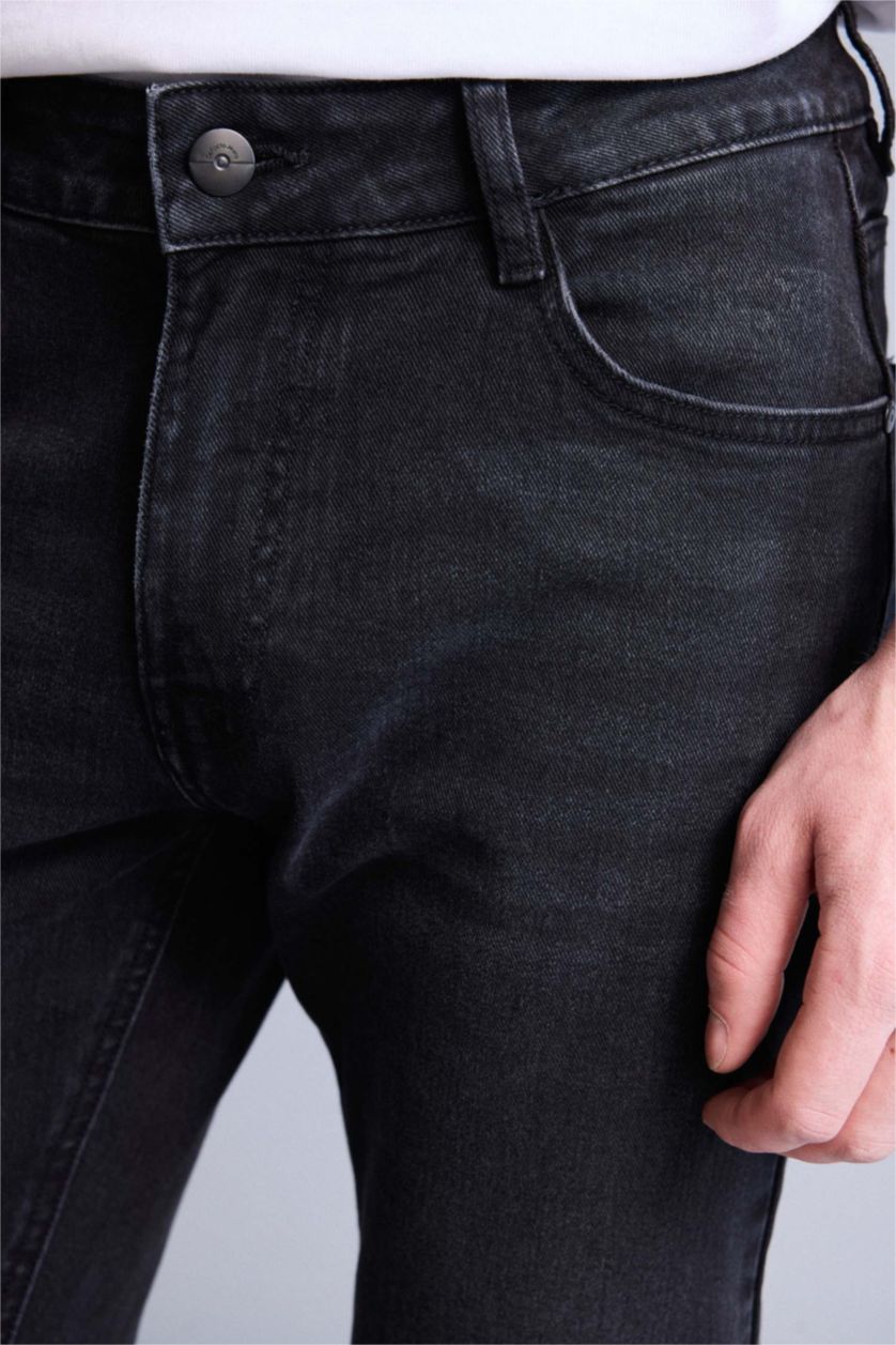 MAN Black Pedro Slim Fit Trousers