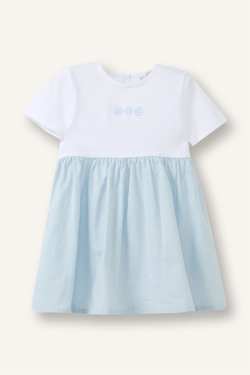 BABY GIRL White Baby Girl Patterned Dress