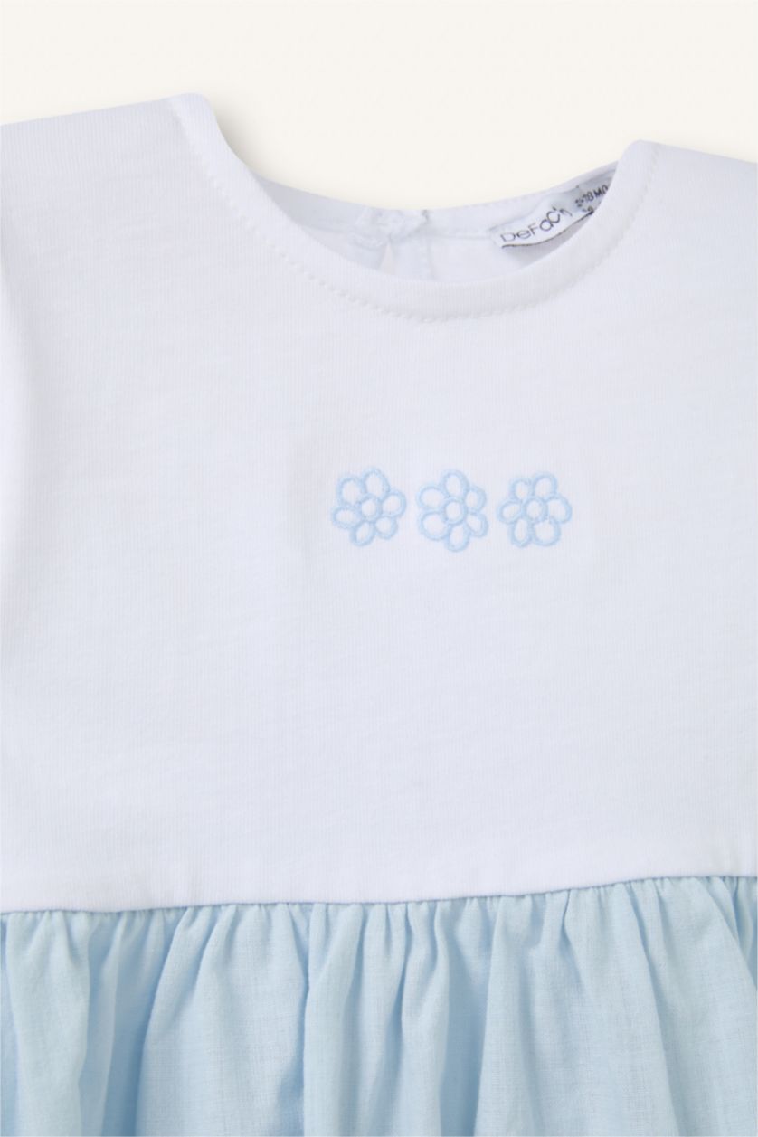 BABY GIRL White Baby Girl Patterned Dress
