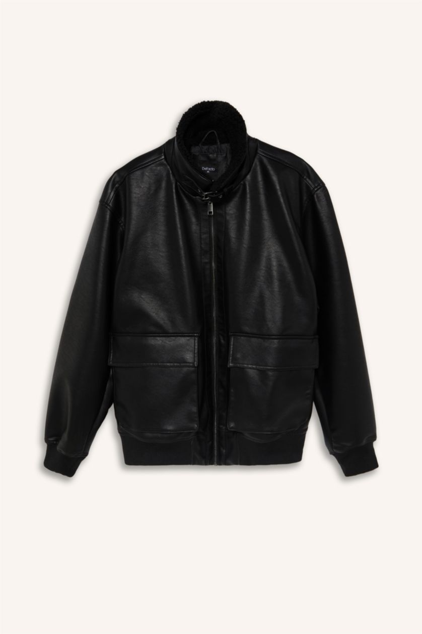 Ерлер қара Regular Fit куртка