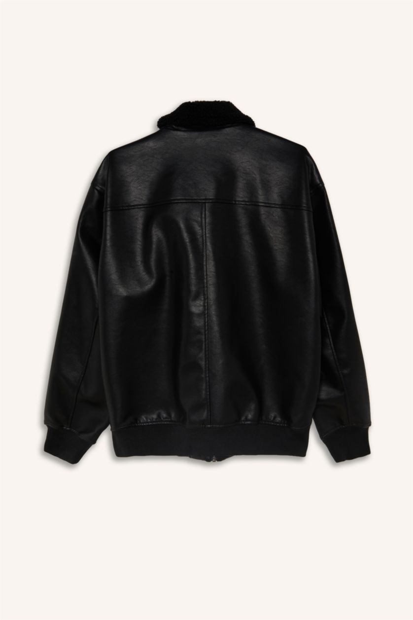 Ерлер қара Regular Fit куртка