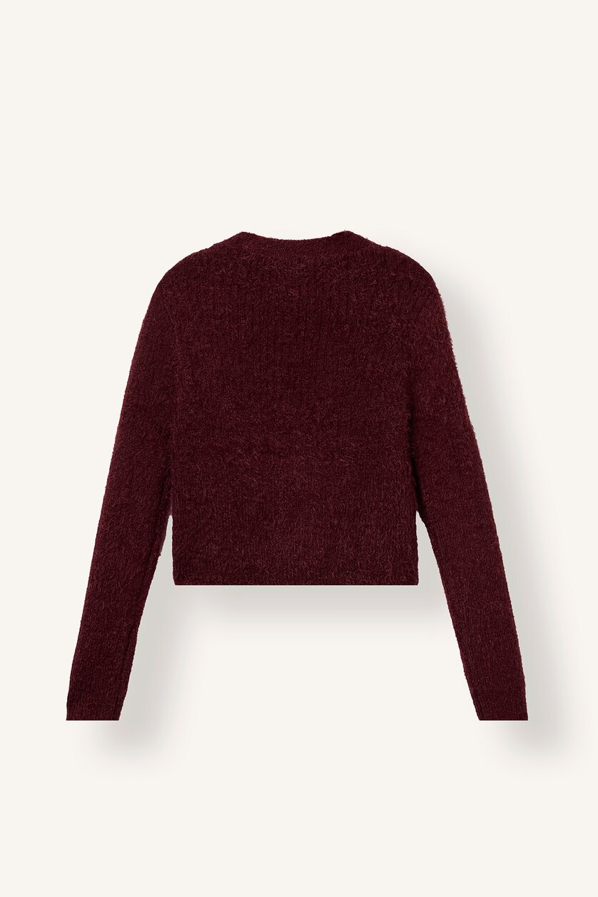 Әйелдерге Бордо Regular Fit кардиган