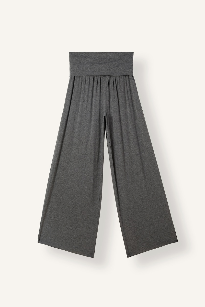 Women Grey Melange Regular Fit Fall in Love