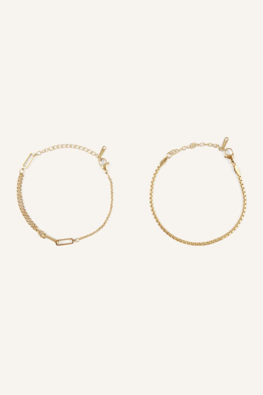 Women Altın 2 piece Bracelet