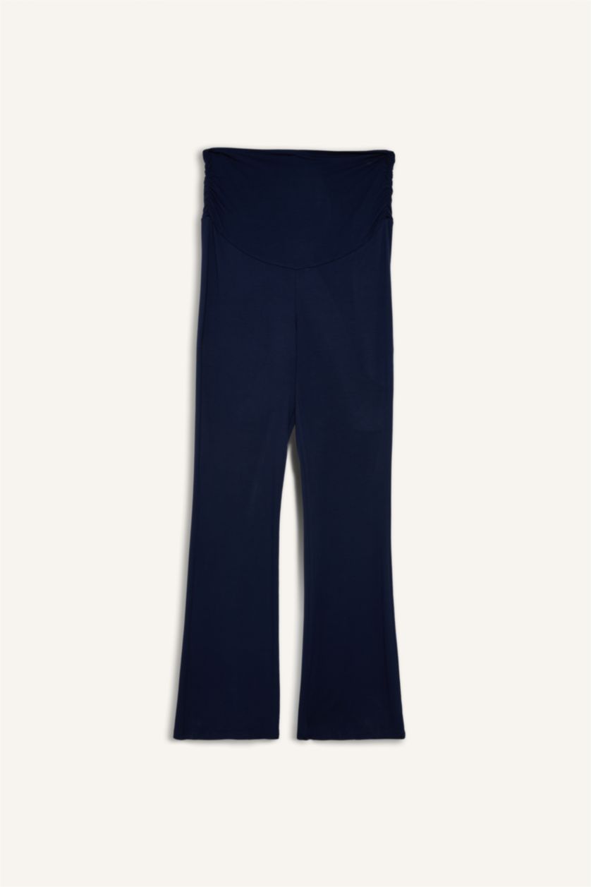 Kadın Lacivert Regular Fıt İspanyol Paça Hamile Altı