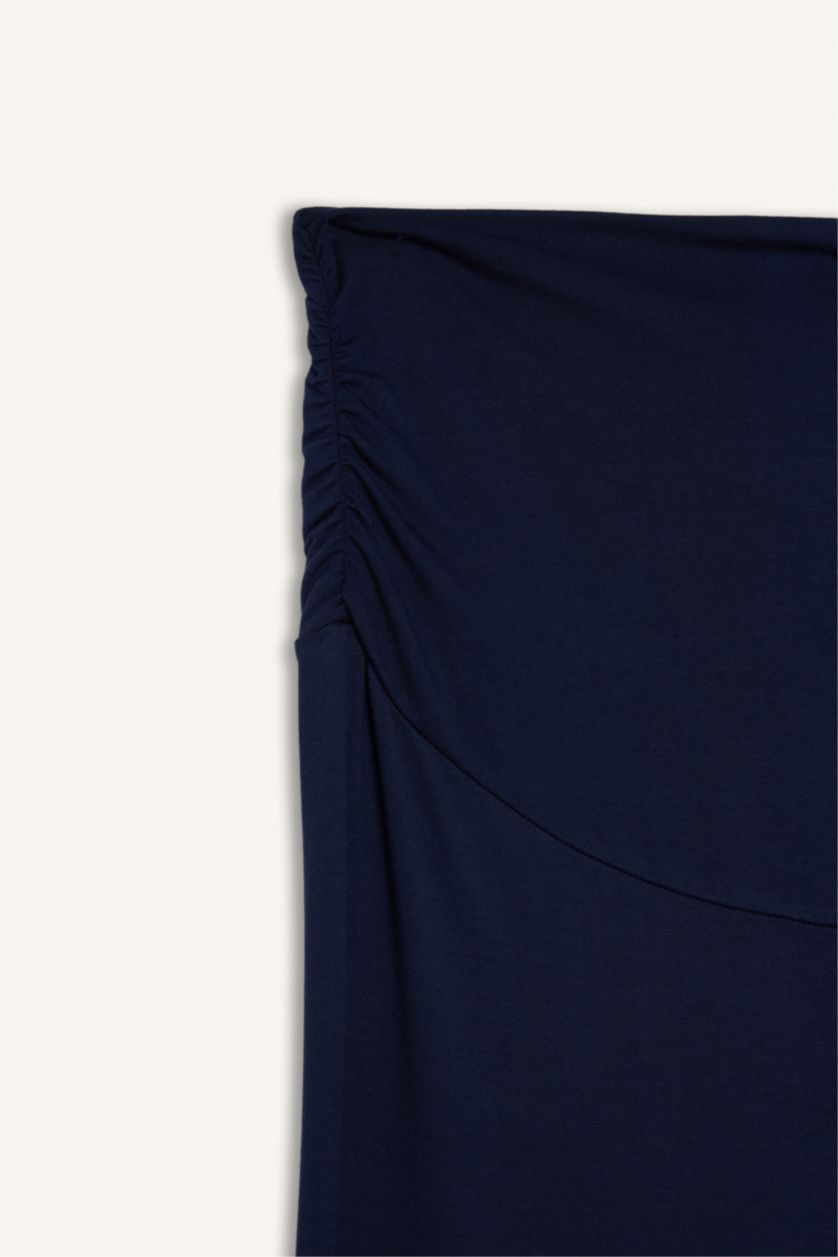 Kadın Lacivert Regular Fıt İspanyol Paça Hamile Altı