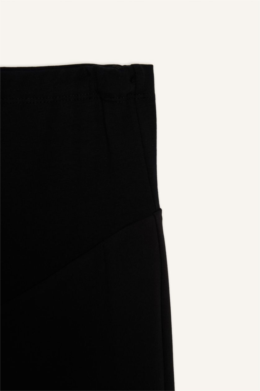 Woman Black بنطلون حمل قصة عادية شارلستون