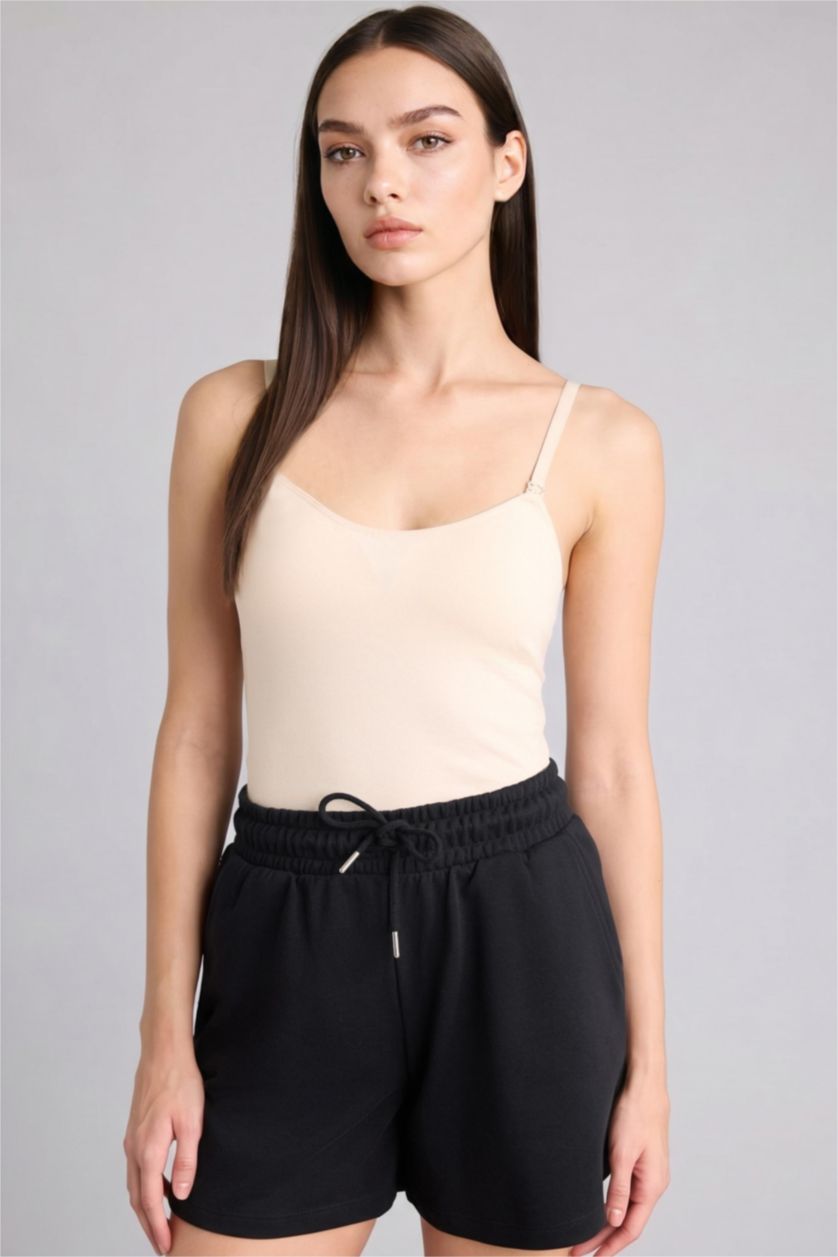 Kadın Vizon Regular Fıt Emzirme Atleti