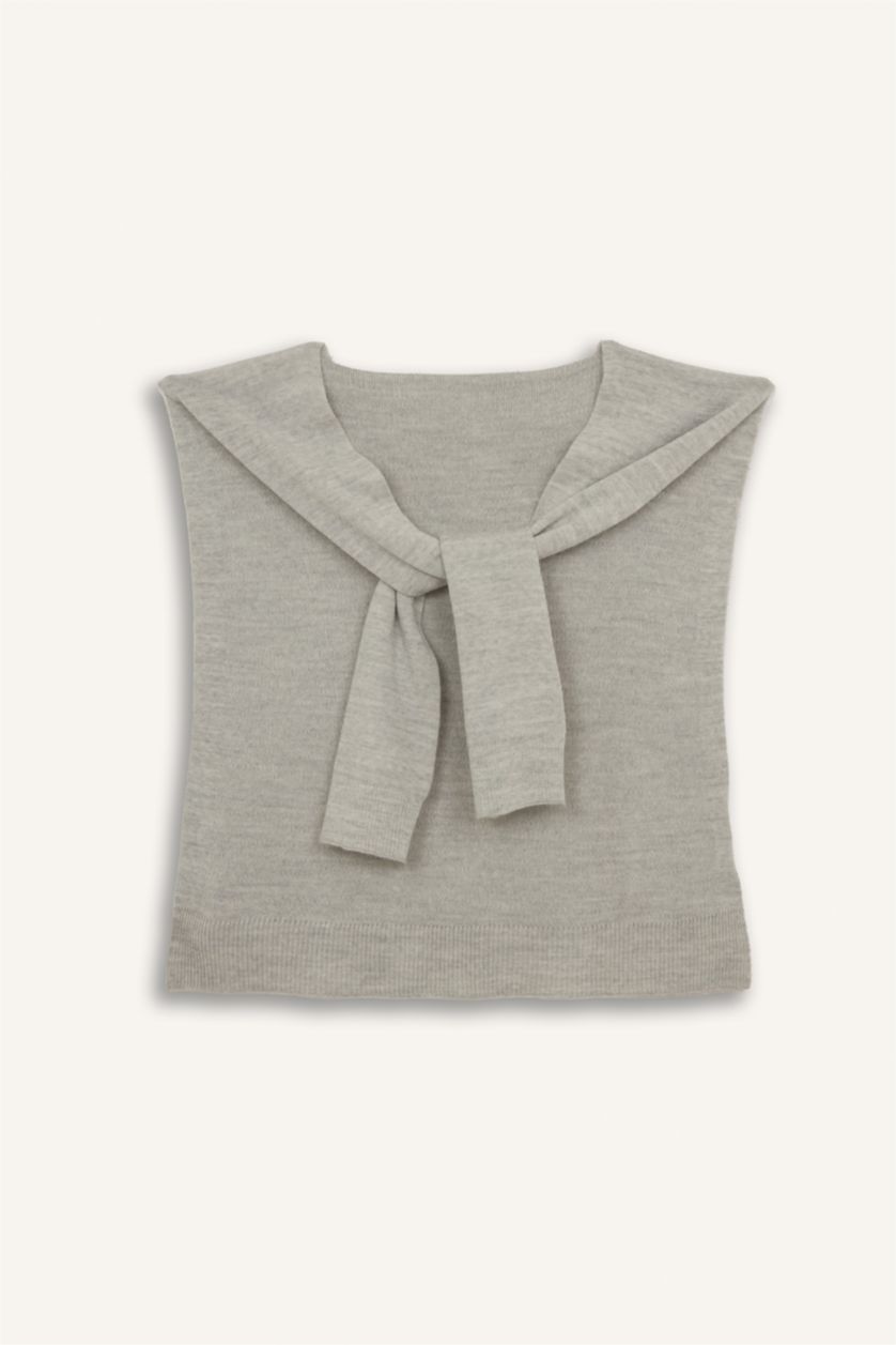 Kadın Açık Gri Kadın Atkı