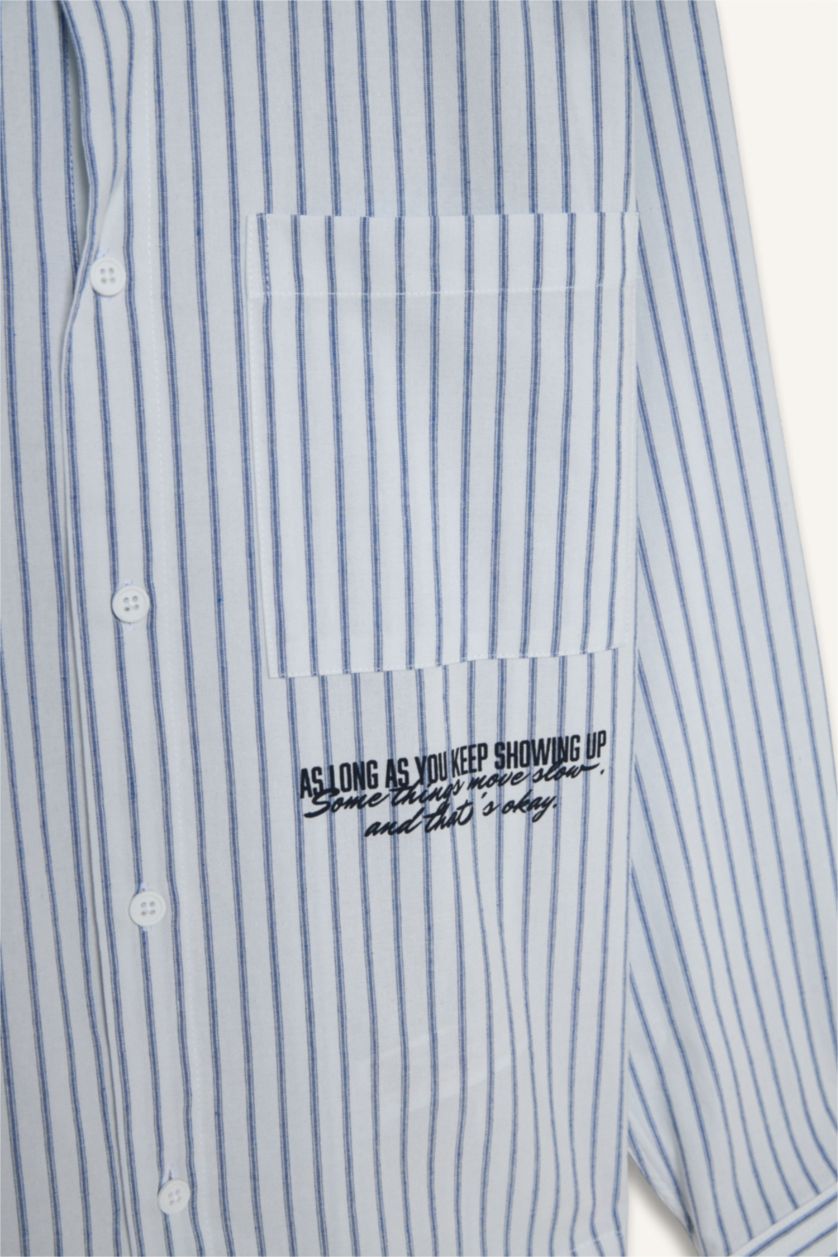 رجالي بيج فاتح Man Long Sleeve Shirt