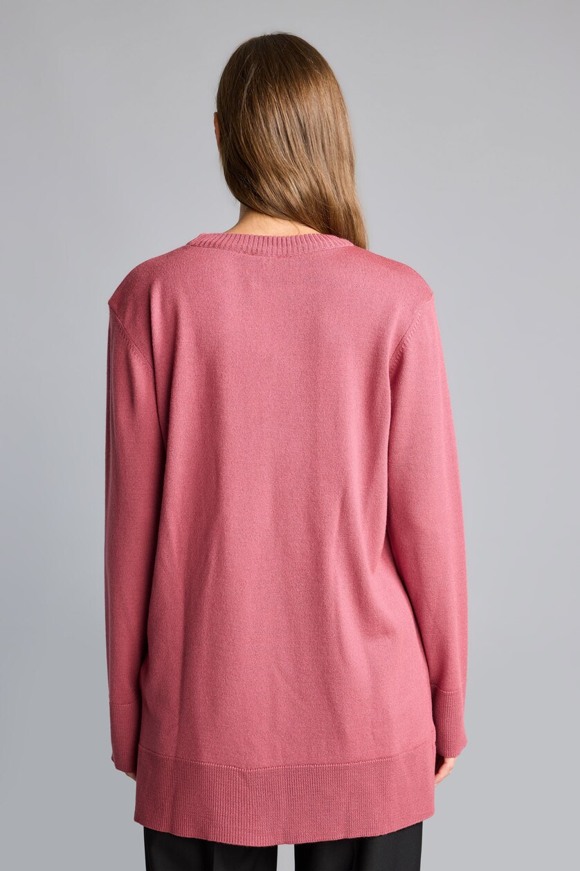WOMAN Light Bordeaux Relax Fit Knitwear Tunic