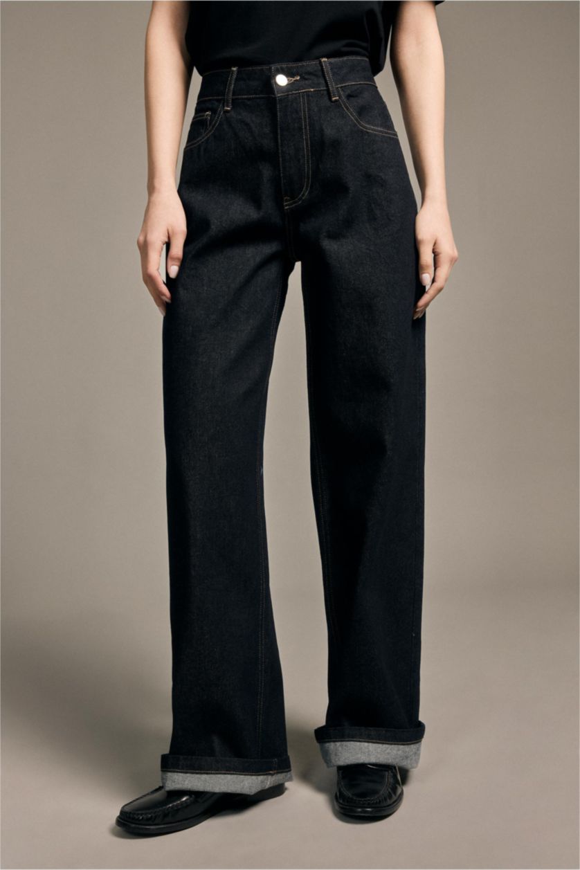 Woman NAVY Trousers