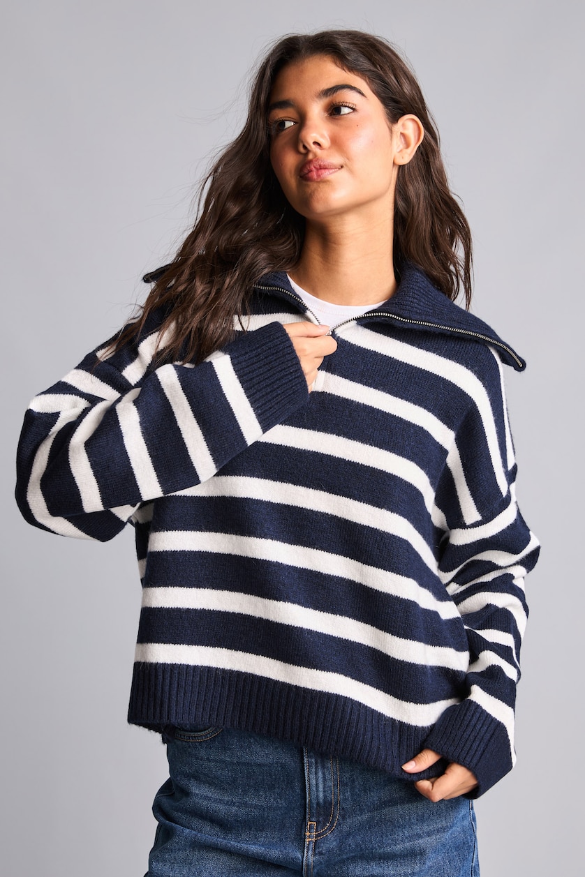 Women NAVY Regular Fit Pullover