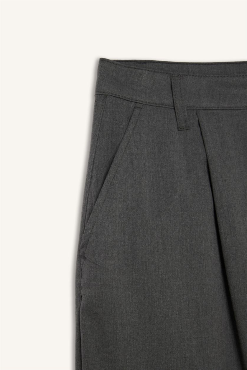 رجالي رمادي بنطلون برجل عادية