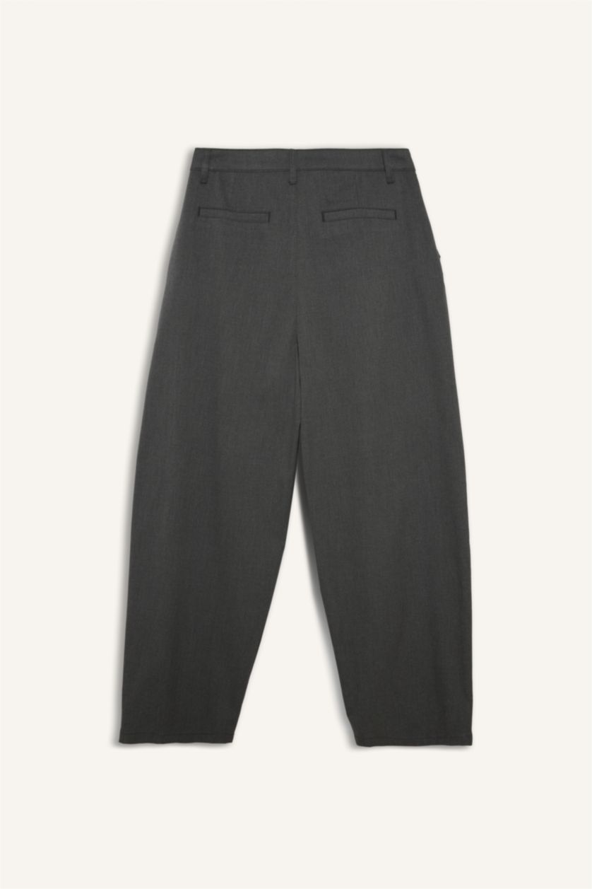 رجالي رمادي بنطلون برجل عادية