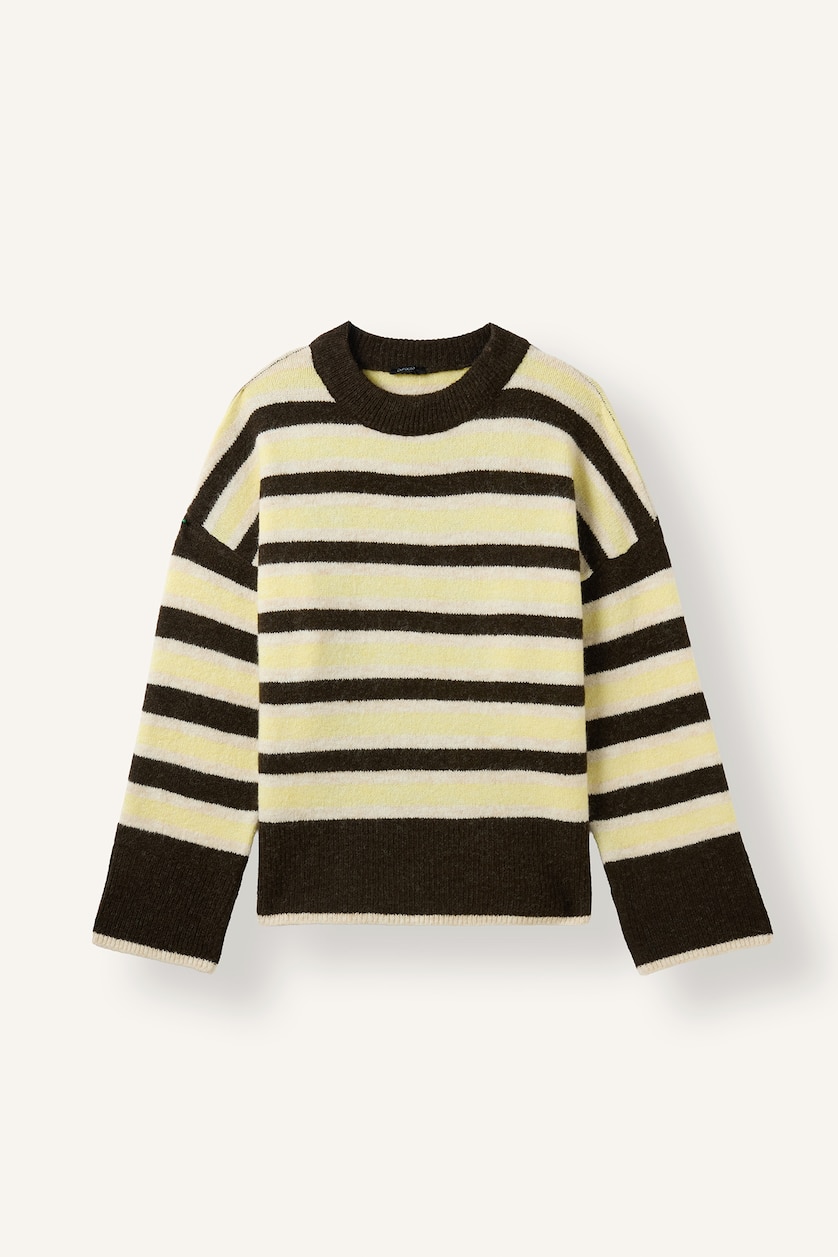 Women Light Yellow Oversize Fit Pullover