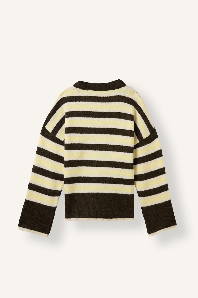 Women Light Yellow Oversize Fit Pullover