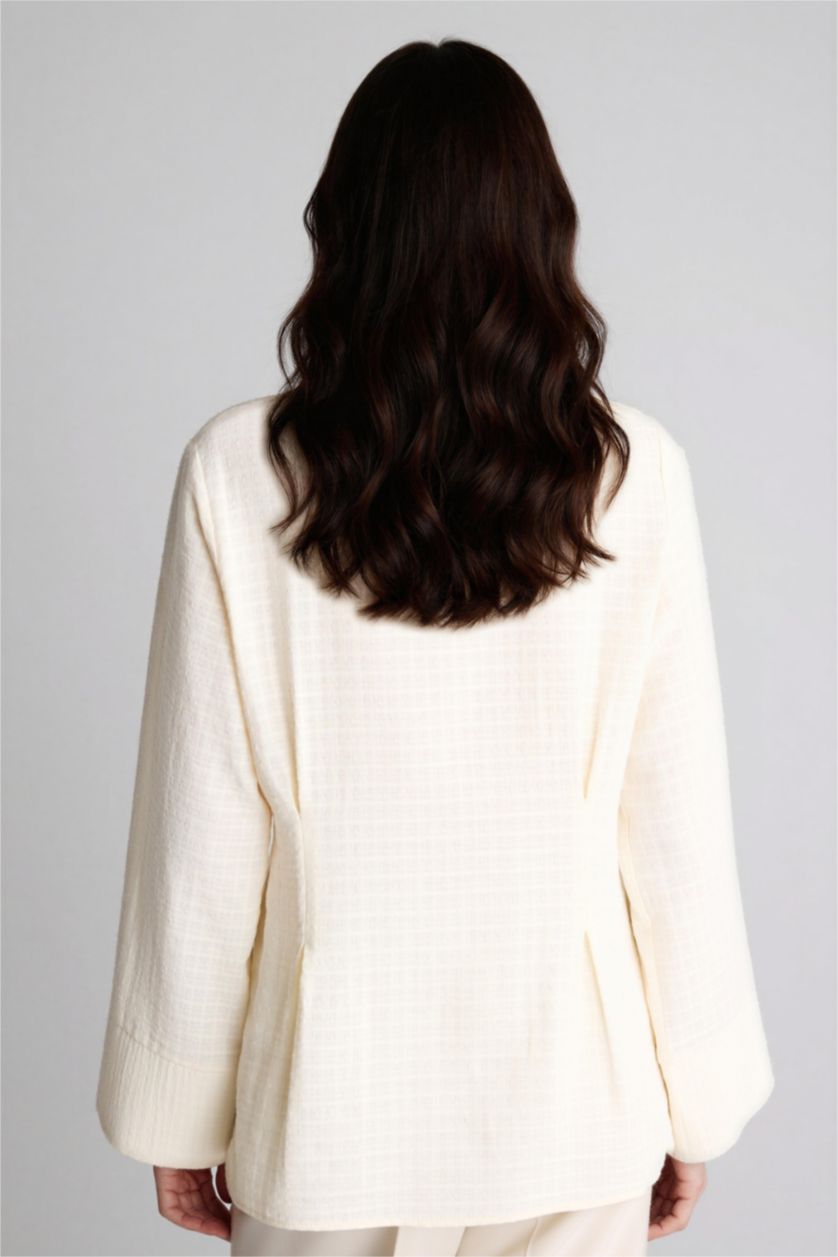 WOMAN Ecru Relax Fit Blazer
