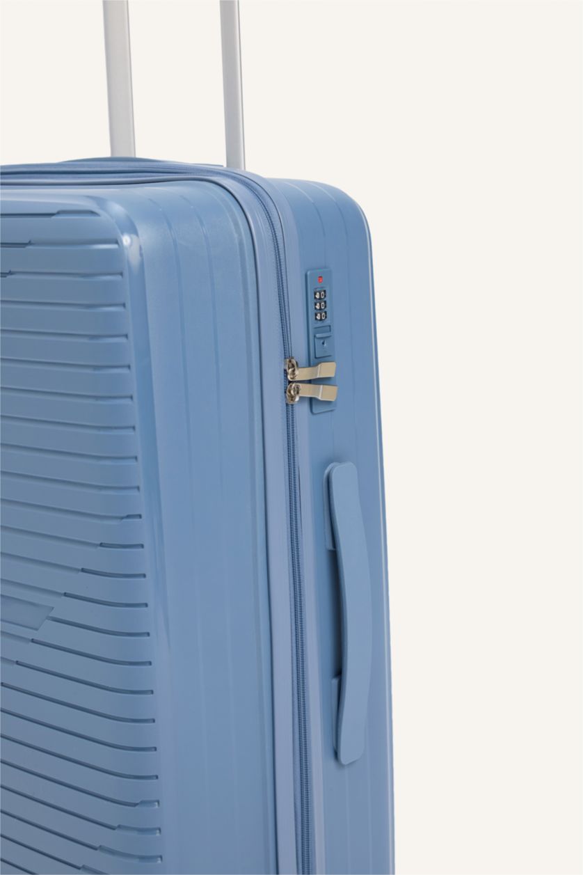 Kadın Petrol-Orta Unisex Sert Kapaklı Valiz