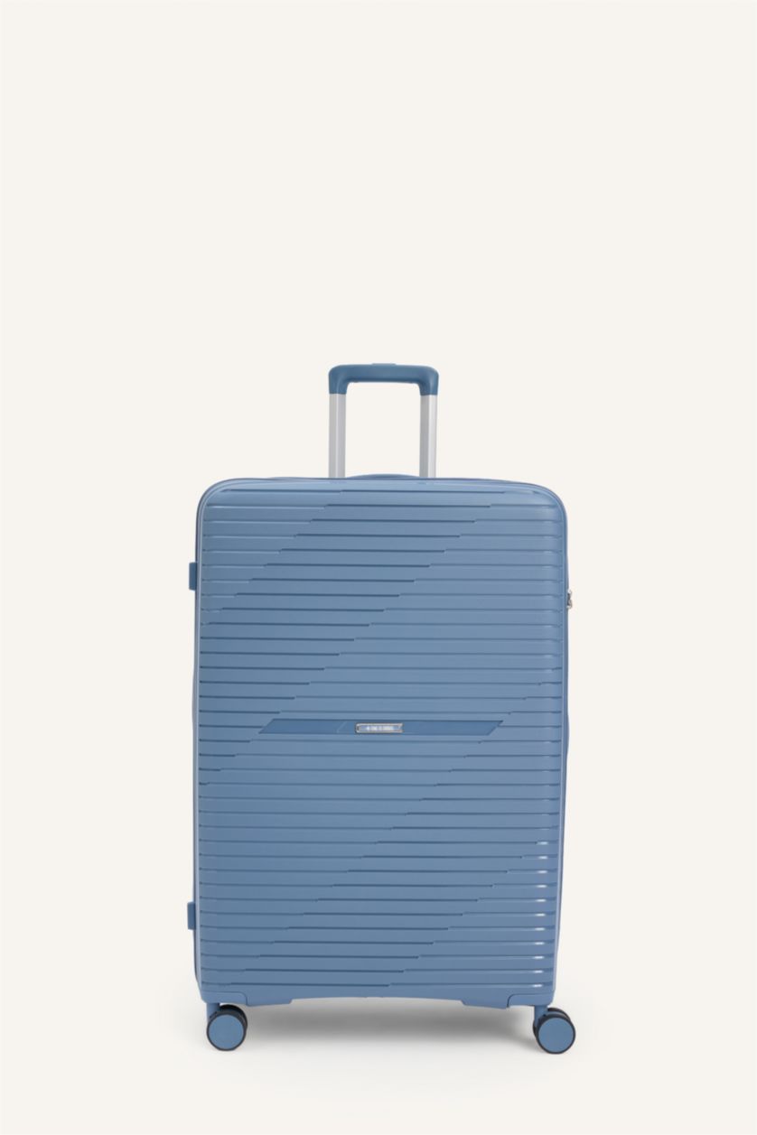 Kadın Petrol-Büyük Unisex Sert Kapaklı Valiz