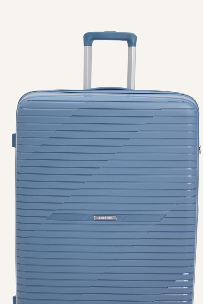 Kadın Petrol-Büyük Unisex Sert Kapaklı Valiz