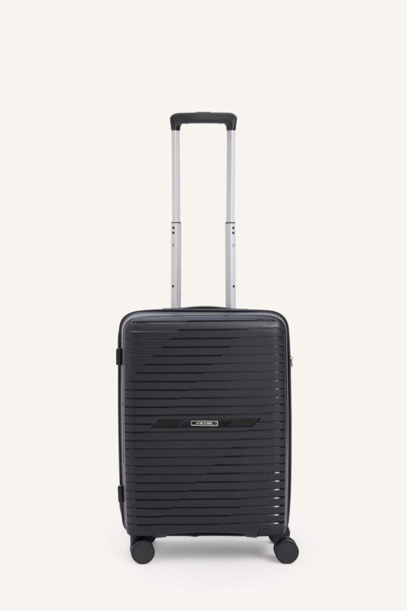 Kadın Siyah Küçük Unisex Sert Kapaklı Valiz