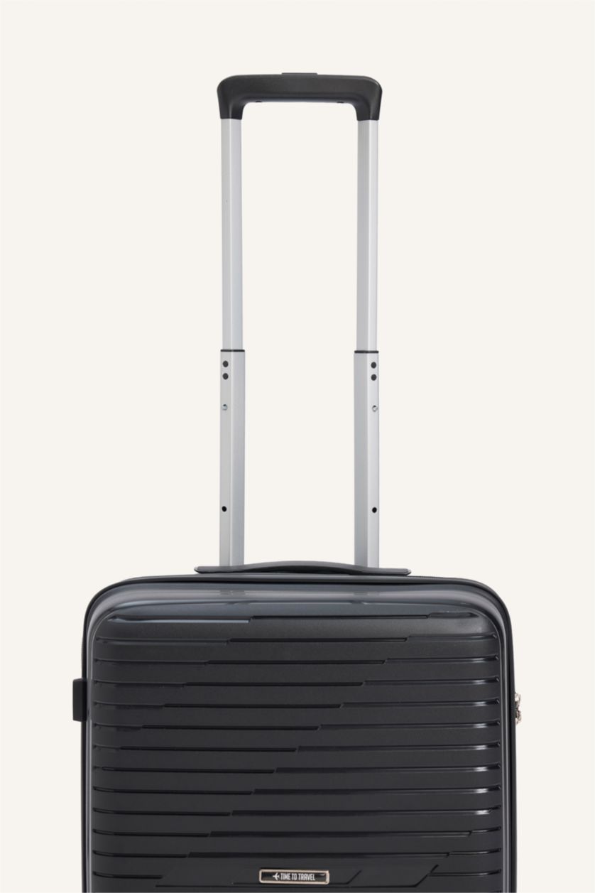 Kadın Siyah Küçük Unisex Sert Kapaklı Valiz