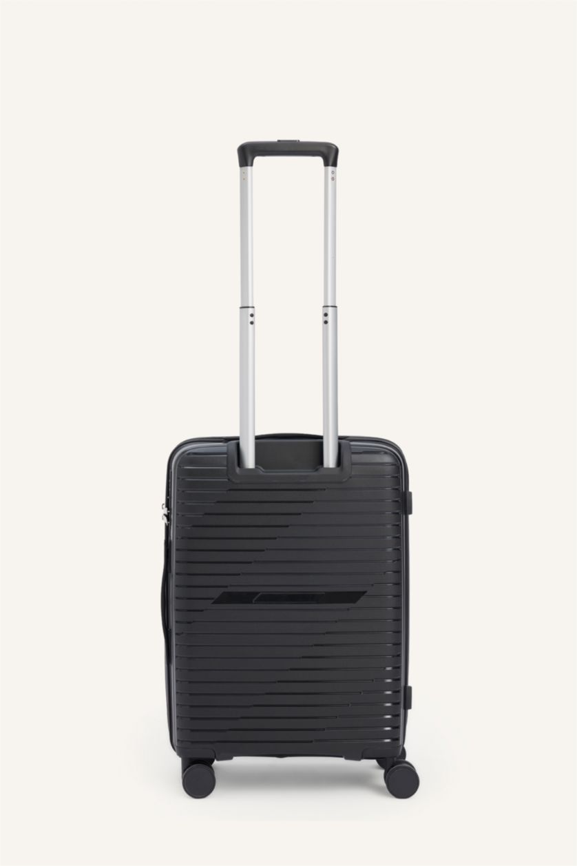 Kadın Siyah Küçük Unisex Sert Kapaklı Valiz