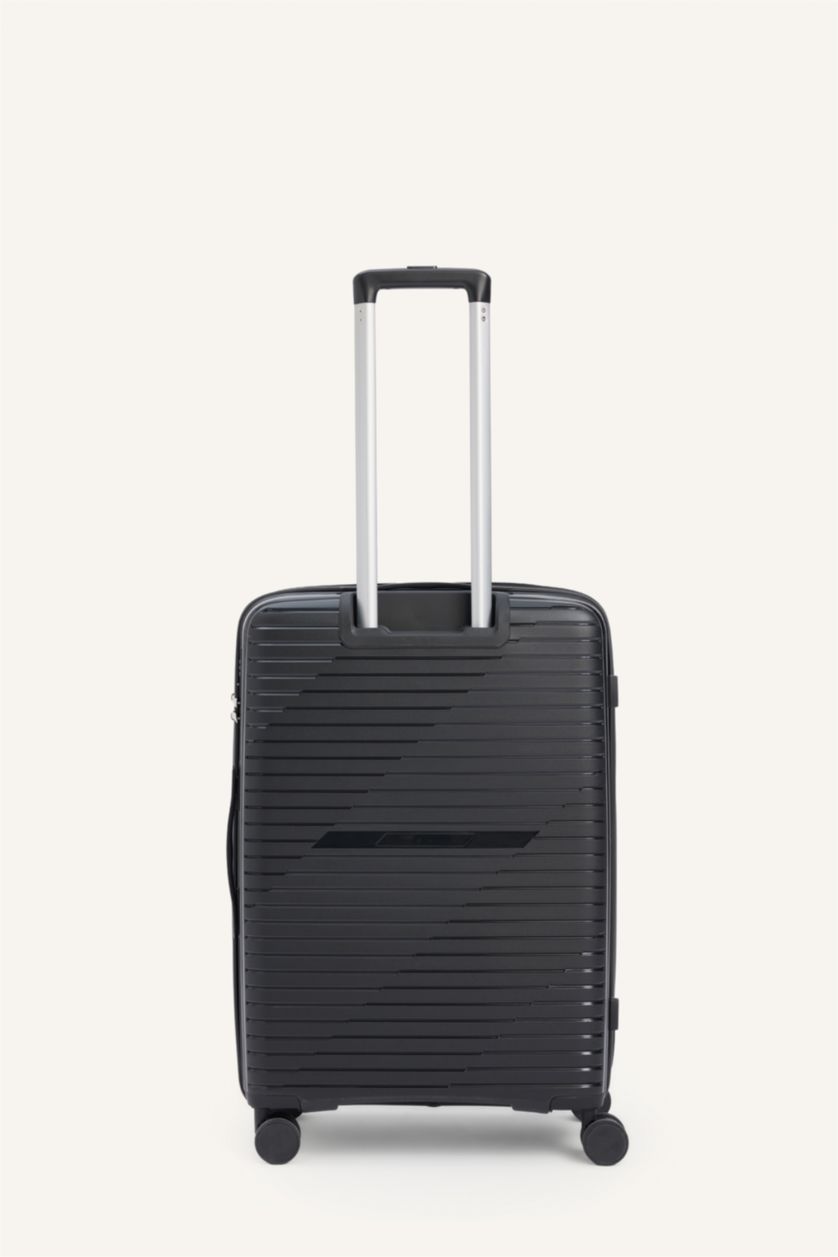 Kadın Siyah Orta Unisex Sert Kapaklı Valiz