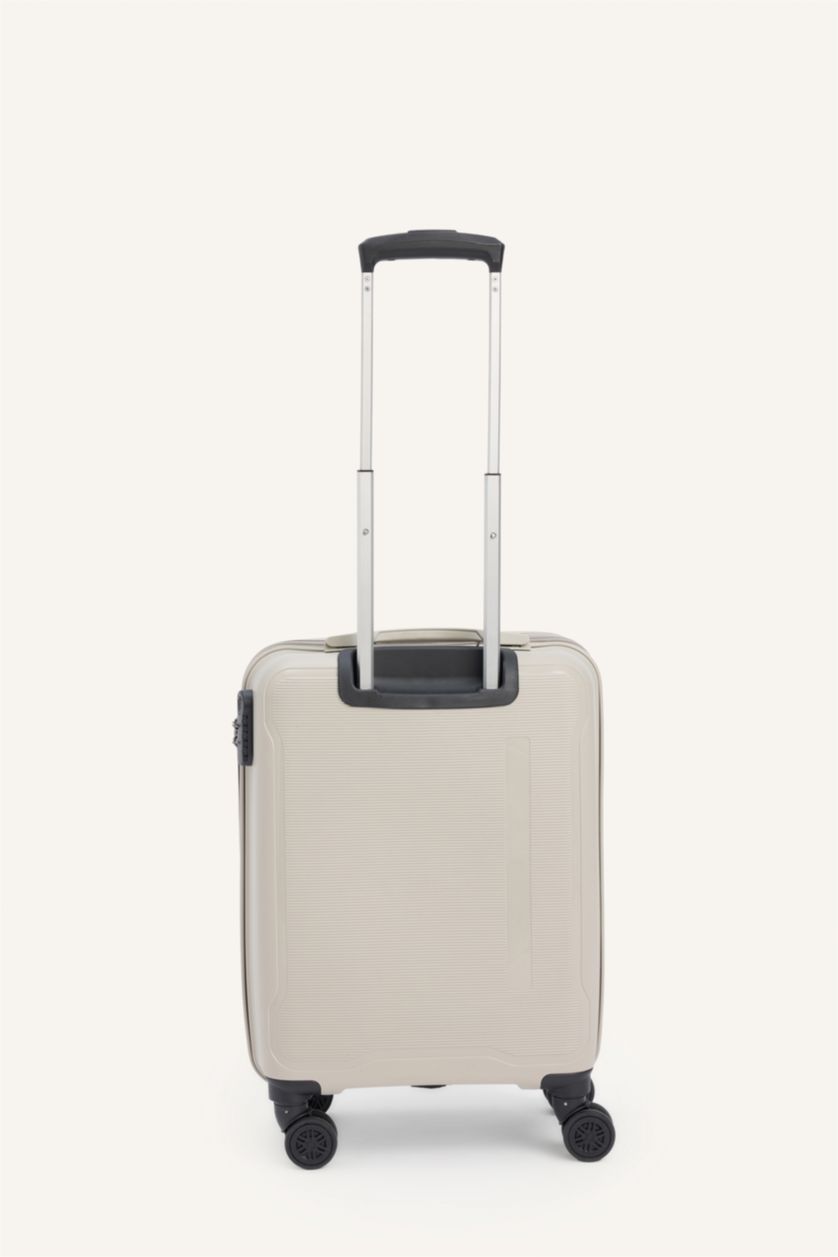 Kadın Bej Unisex Sert Kapaklı Büyük Boy	 Valiz