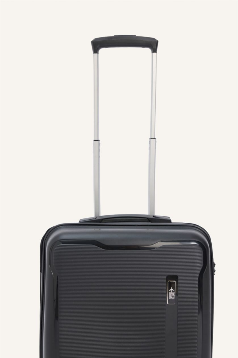 Kadın Siyah Küçük Unisex Sert Kapaklı Küçük Boy Valiz