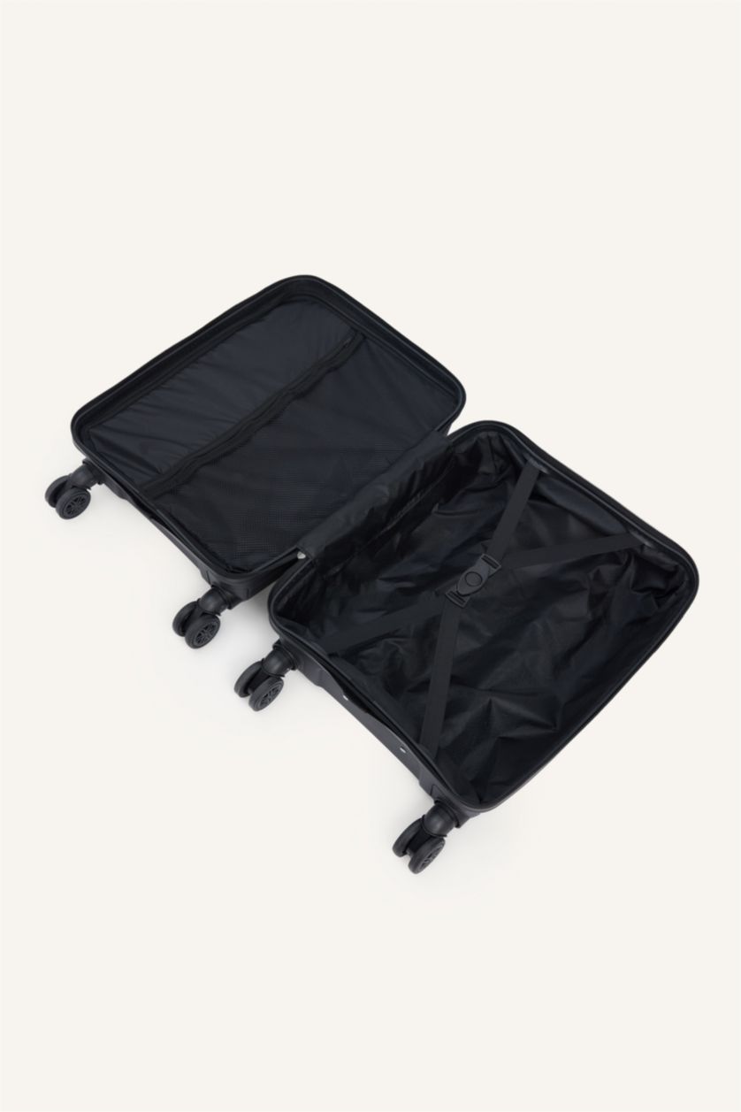 Kadın Siyah Küçük Unisex Sert Kapaklı Küçük Boy Valiz