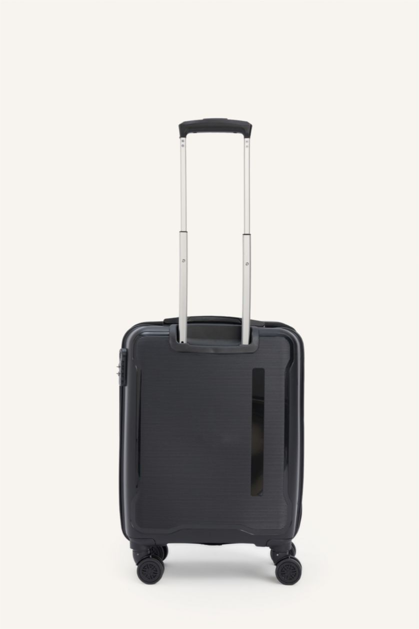 Kadın Siyah Küçük Unisex Sert Kapaklı Küçük Boy Valiz