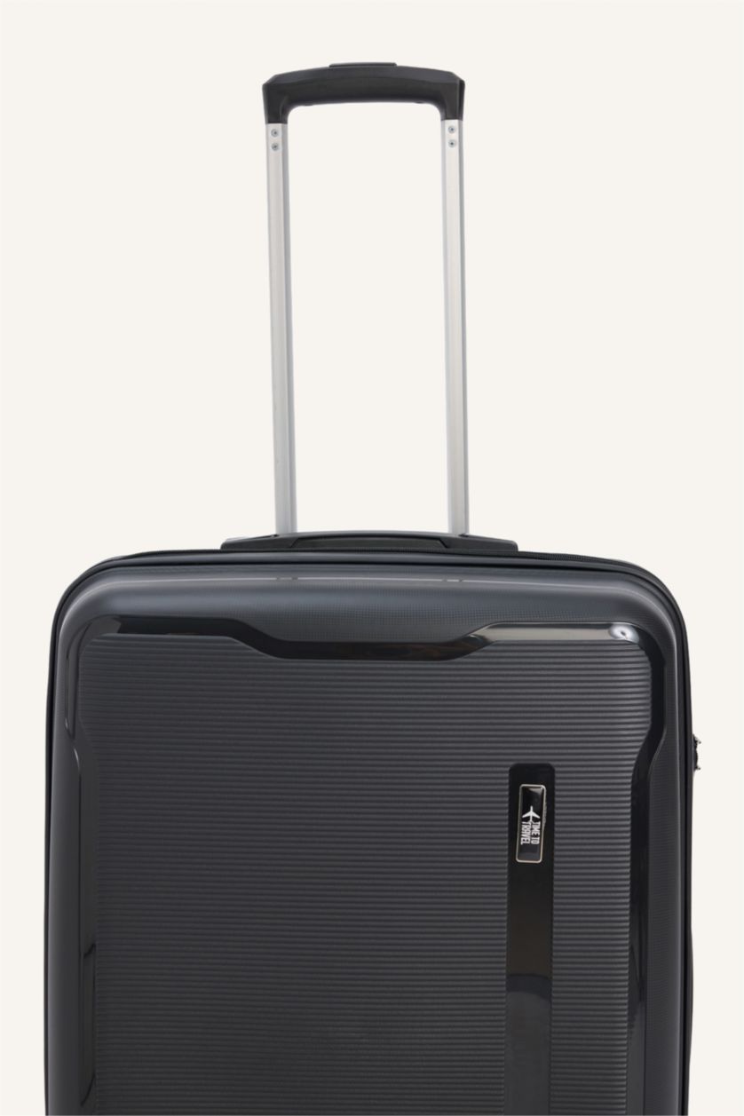 Kadın Siyah Orta Unisex Sert Kapaklı Büyük Boy	 Valiz