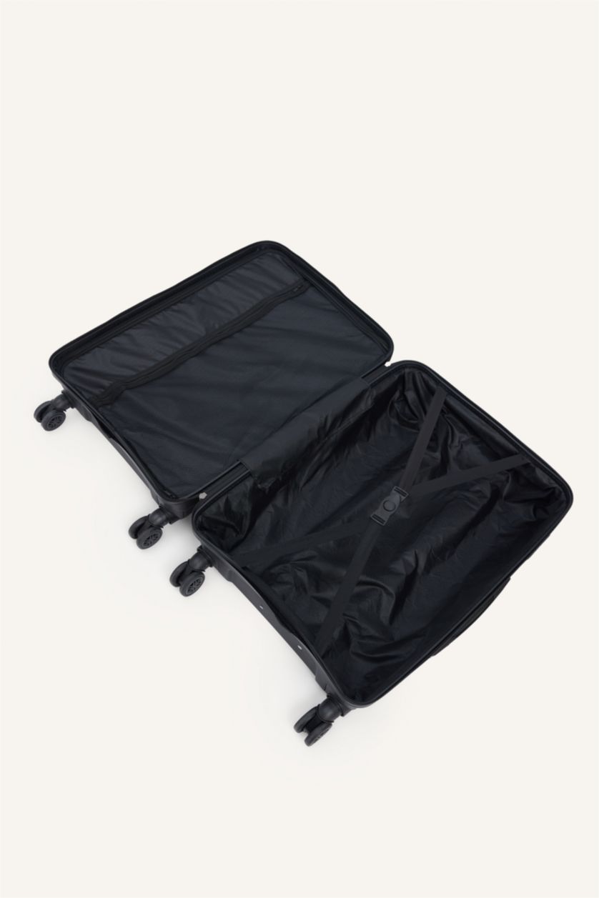 Kadın Siyah Orta Unisex Sert Kapaklı Orta Boy Valiz