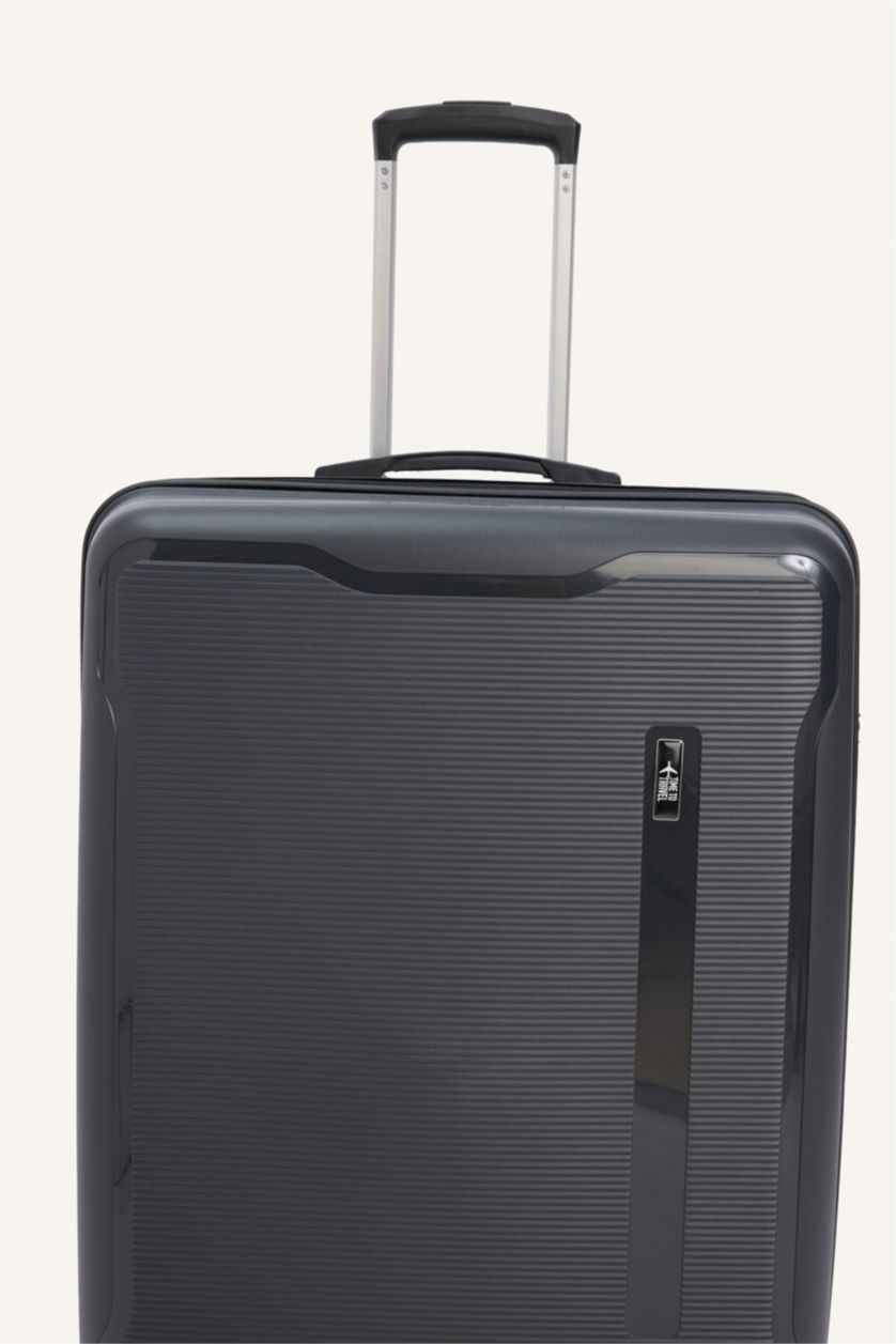 Kadın Siyah Büyük Unisex Sert Kapaklı Büyük Boy	 Valiz