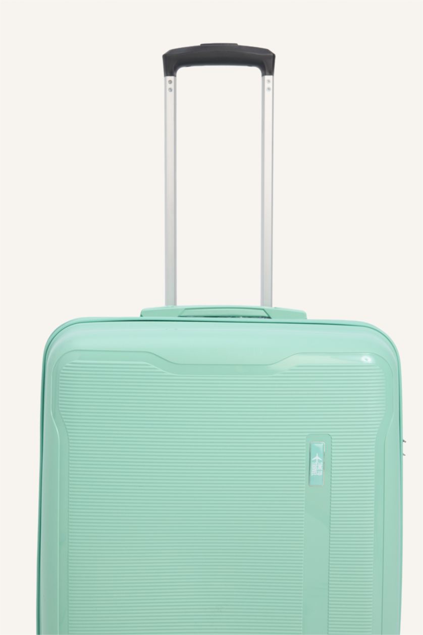 Kadın Mint Orta Unisex Sert Kapaklı Büyük Boy	 Valiz