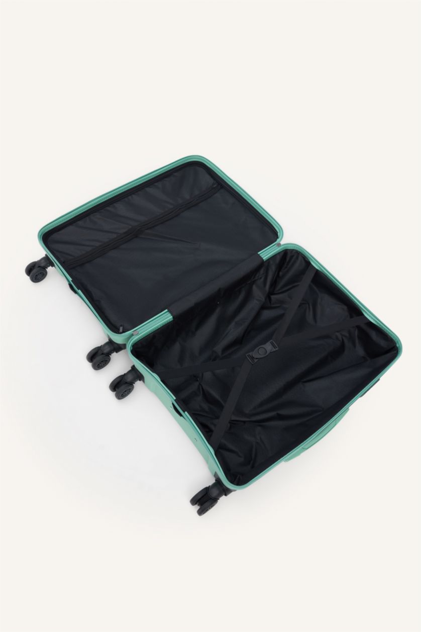 Kadın Mint Orta Unisex Sert Kapaklı Büyük Boy	 Valiz