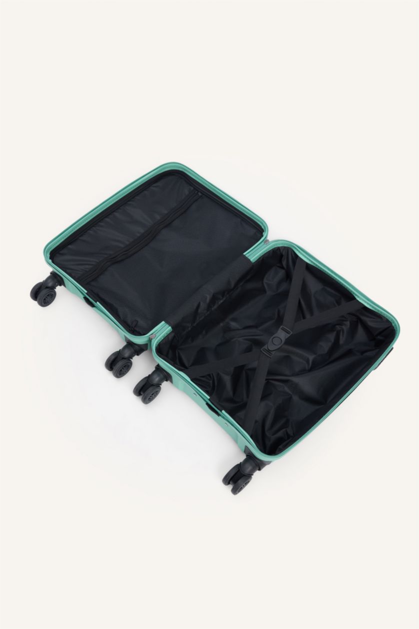 Kadın Mint Küçük Unisex Sert Kapaklı Küçük Boy Valiz