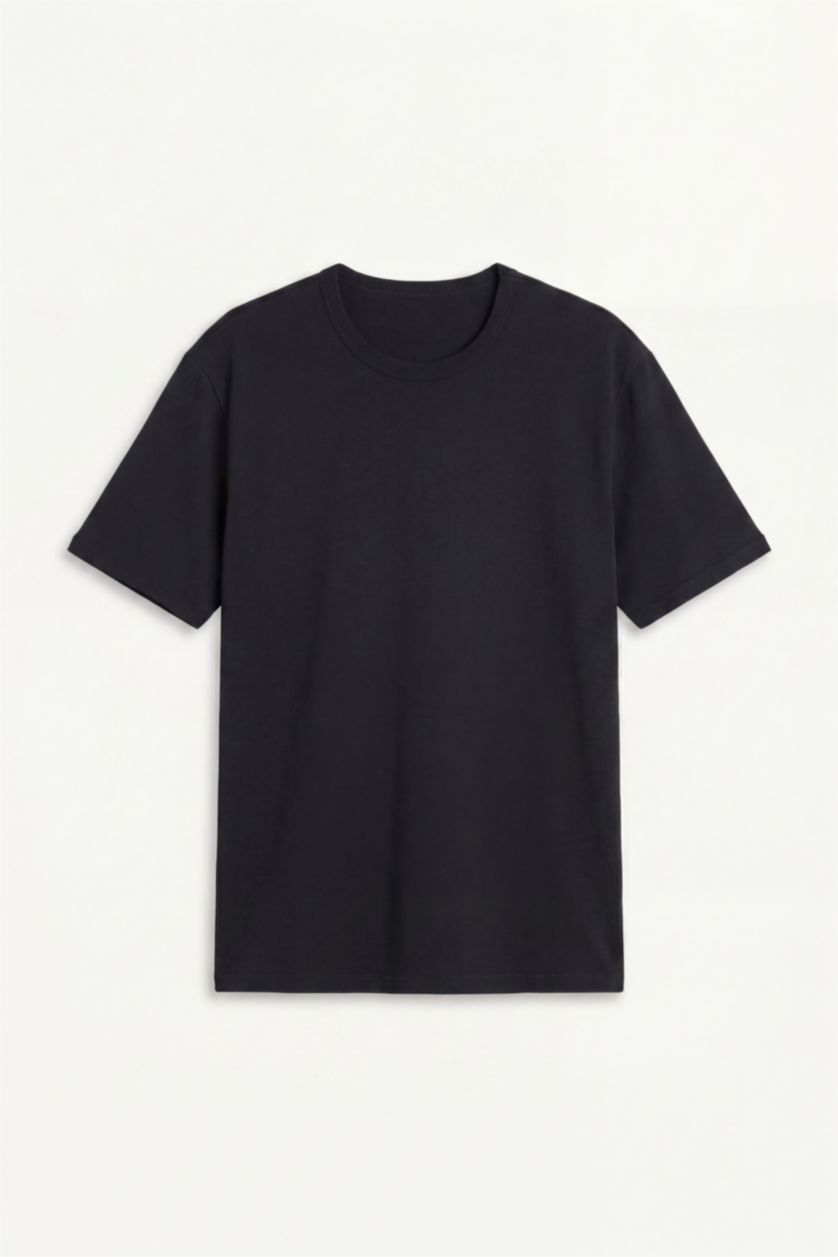 MAN Black Regular Fit Short Sleeve T-Shirt