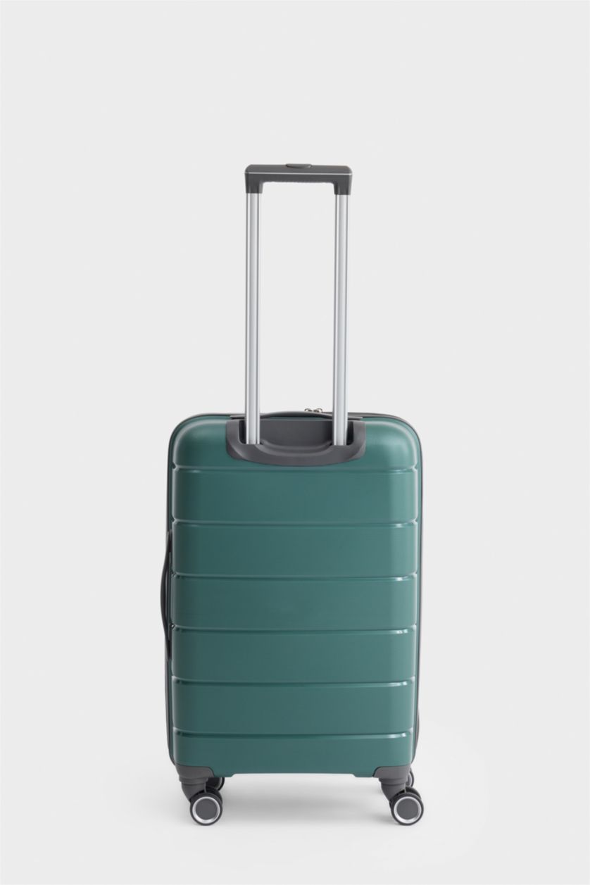 Kadın Yeşil Unisex Sert Kapaklı Valiz