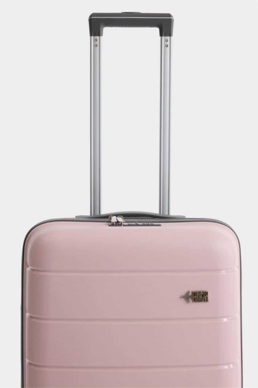 Kadın Pembe Orta Unisex Sert Kapaklı Valiz