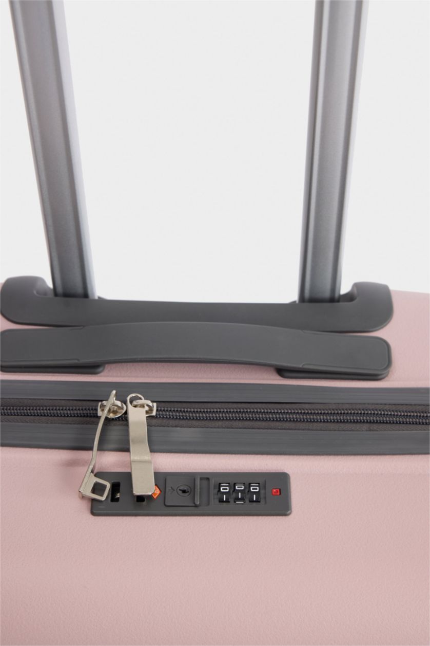 Kadın Pembe Orta Unisex Sert Kapaklı Valiz