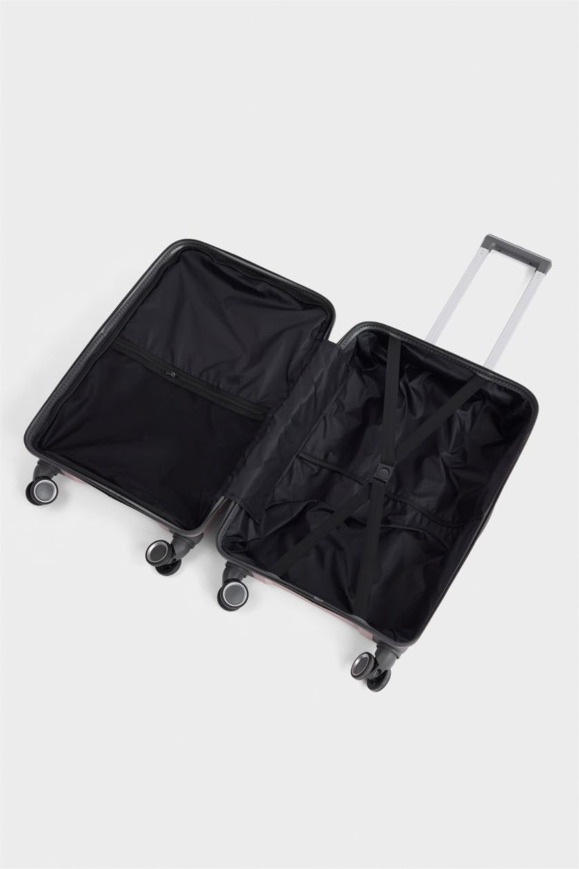 Kadın Pembe Orta Unisex Sert Kapaklı Valiz